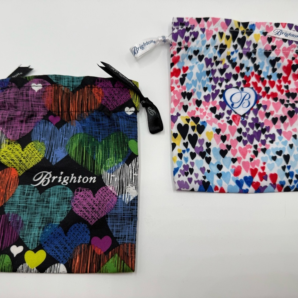 Brighton Multicolor Heart Pouches